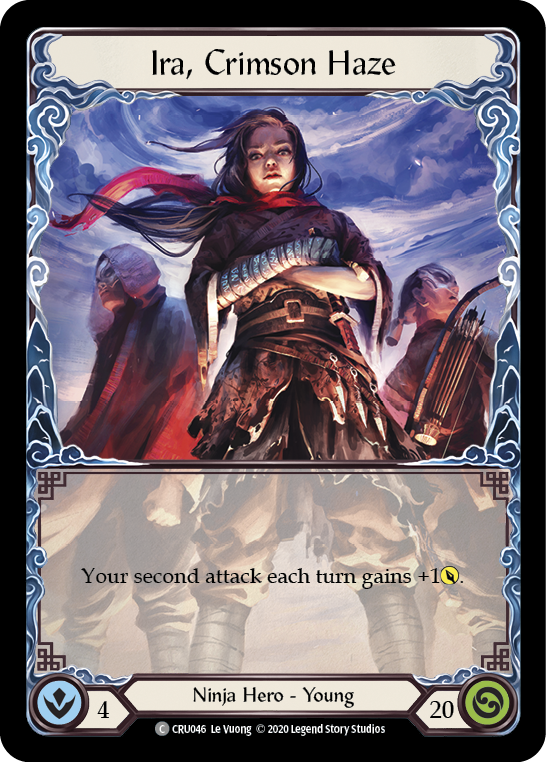 Ira, Crimson Haze [CRU046] (Crucible of War)  1st Edition Rainbow Foil | Good Games Morley