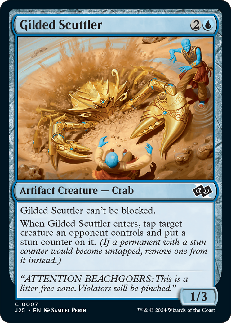 Gilded Scuttler [Foundations Jumpstart] | Good Games Morley