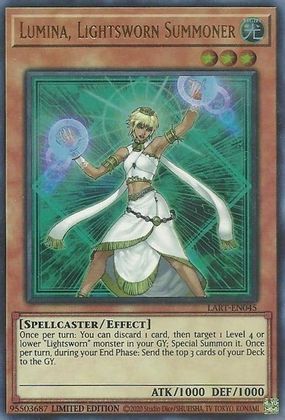 Lumina, Lightsworn Summoner [LART-EN045] Ultra Rare | Good Games Morley