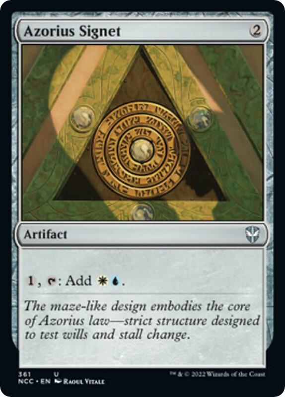 Azorius Signet 361 (Commander: Streets of New Capenna)  | Good Games Morley