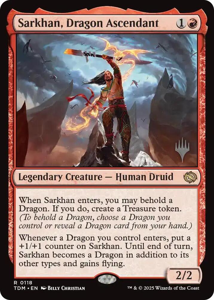 Sarkhan, Dragon Ascendant 118 (Promo Pack: Tarkir: Dragonstorm)  | Good Games Morley