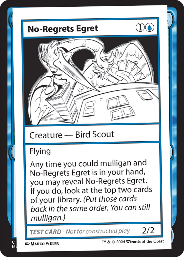 No-Regrets Egret [Mystery Booster 2 Playtest Cards] | Good Games Morley