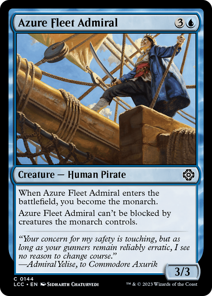 Azure Fleet Admiral [The Lost Caverns of Ixalan Commander] | Good Games Morley