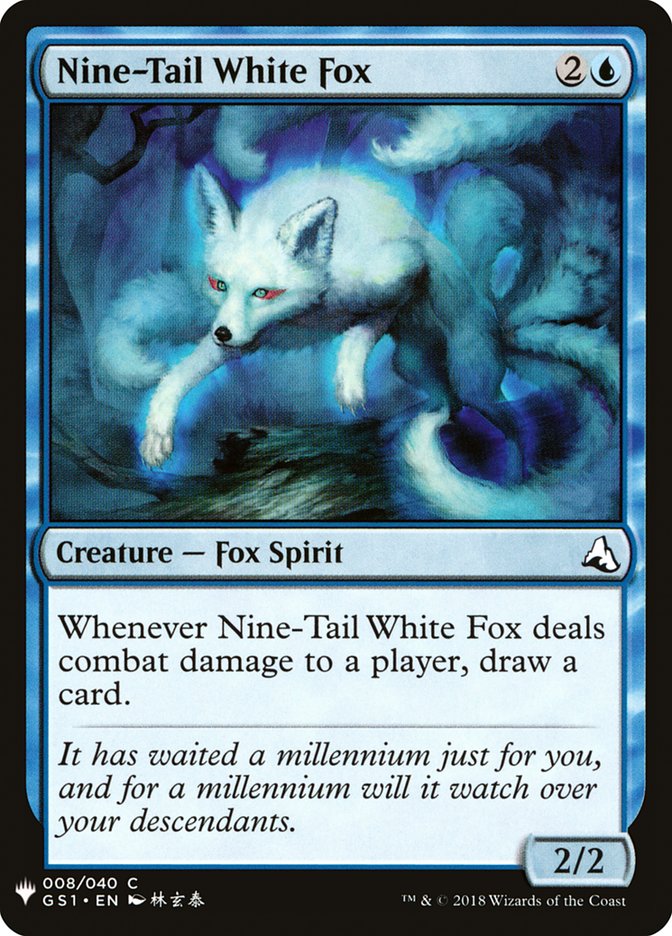 Nine-Tail White Fox [Mystery Booster] | Good Games Morley