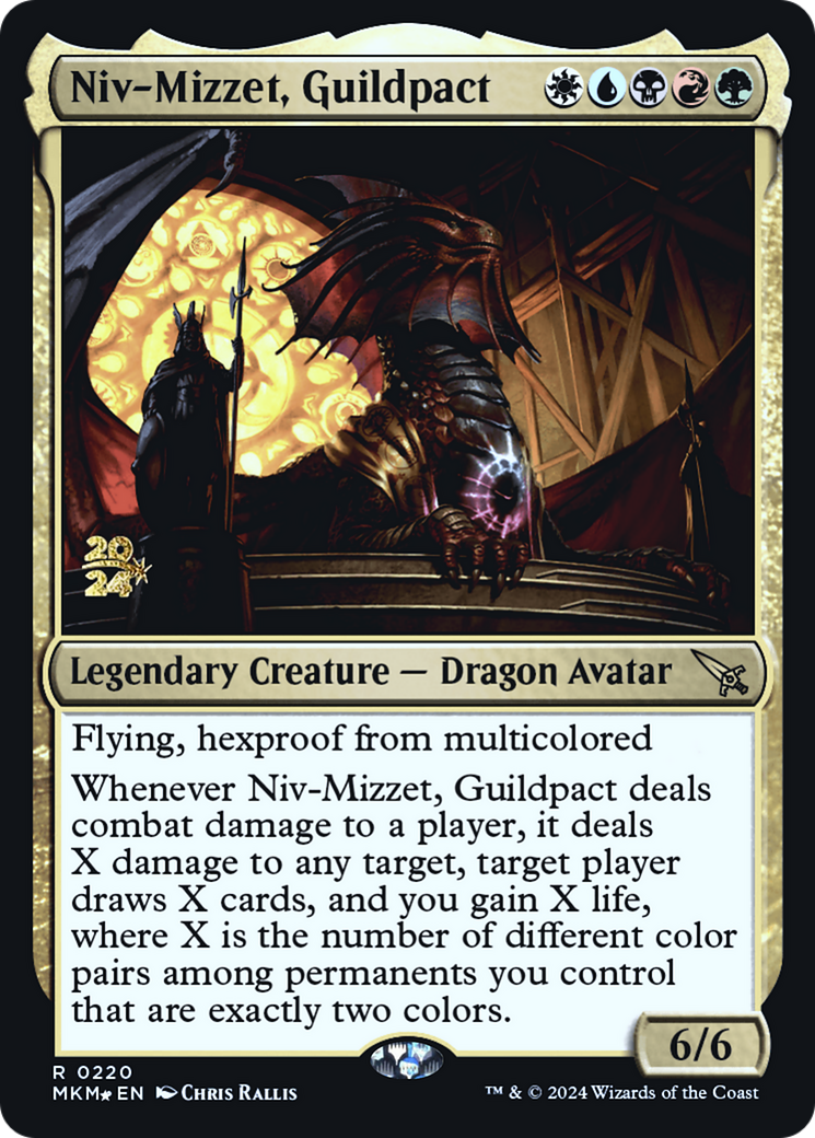 Niv-Mizzet, Guildpact [Murders at Karlov Manor Prerelease Promos] | Good Games Morley