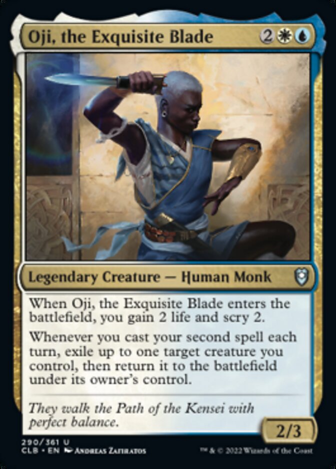 Oji, the Exquisite Blade [Commander Legends: Battle for Baldur's Gate] | Good Games Morley