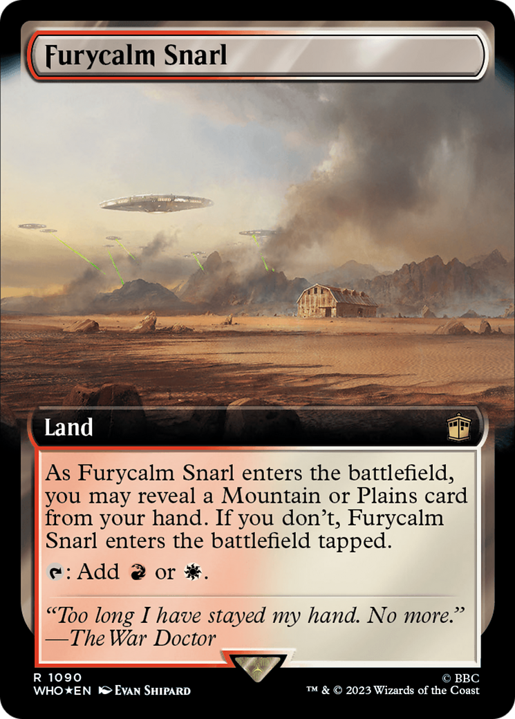 Furycalm Snarl (Extended Art) (Surge Foil) [Doctor Who] | Good Games Morley