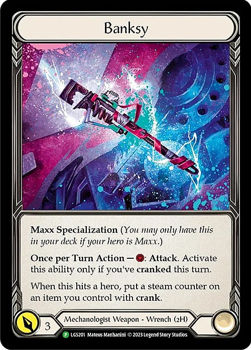 Banksy [LGS201] (Promo)  Cold Foil | Good Games Morley