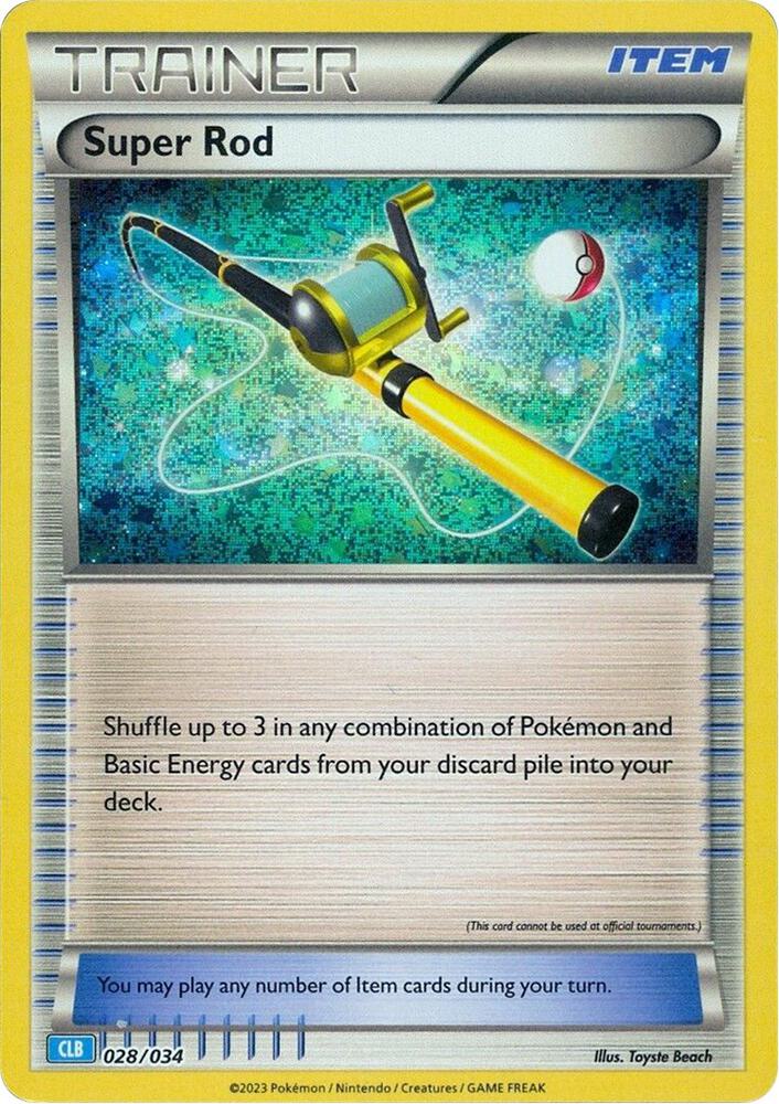 Super Rod CLB 028/034 (Trading Card Game Classic)  - Holofoil | Good Games Morley