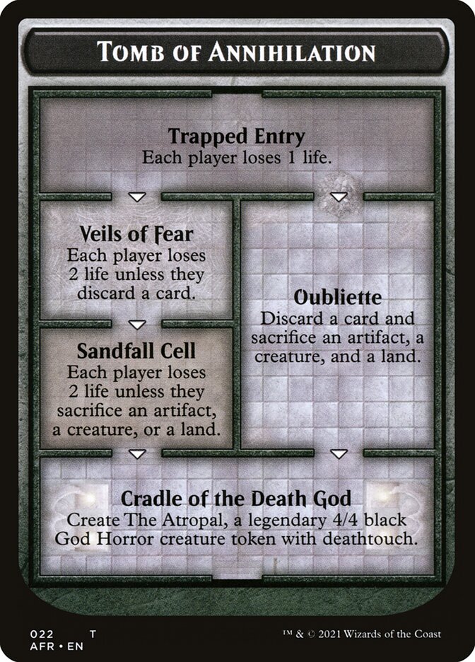 Tomb of Annihilation Token (Oversized) [Oversize Cards] | Good Games Morley