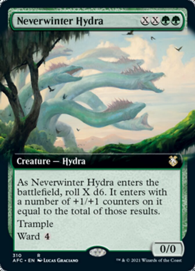 Neverwinter Hydra (Extended Art) [Dungeons & Dragons: Adventures in the Forgotten Realms Commander] | Good Games Morley
