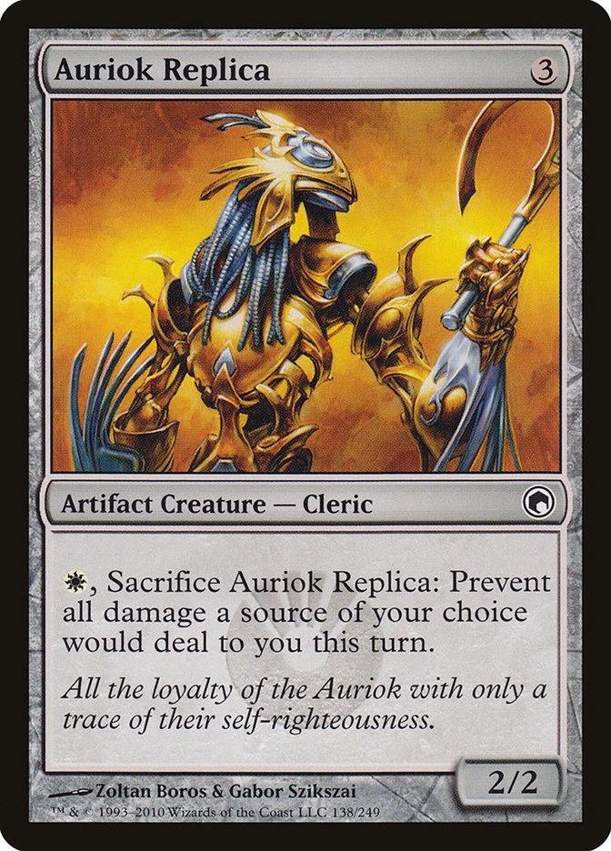 Auriok Replica 138/249 (Scars of Mirrodin)  - Foil | Good Games Morley