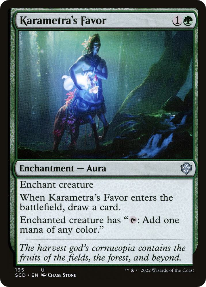 Karametra's Favor 195/352 (Starter Commander Decks)  | Good Games Morley