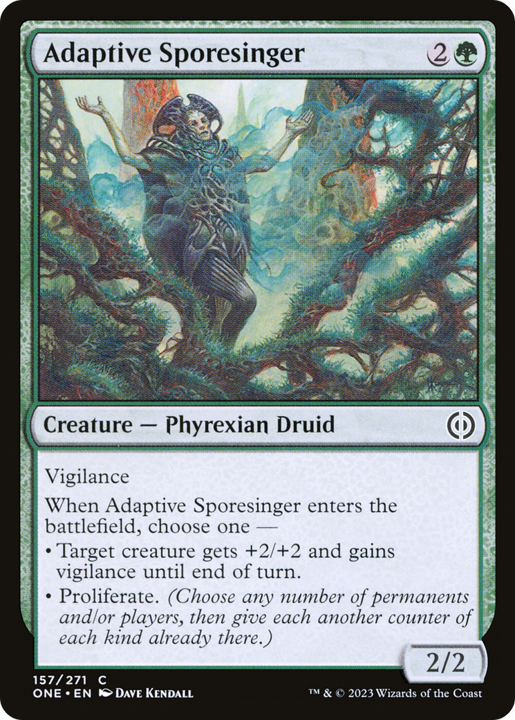 Adaptive Sporesinger [Phyrexia: All Will Be One] | Good Games Morley