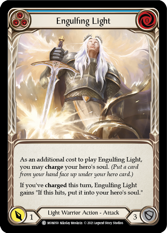 Engulfing Light (Blue) [MON050] (Monarch)  1st Edition Normal | Good Games Morley