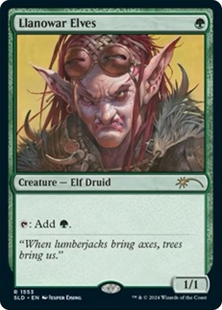 Llanowar Elves (1553) [Secret Lair Drop Series] | Good Games Morley