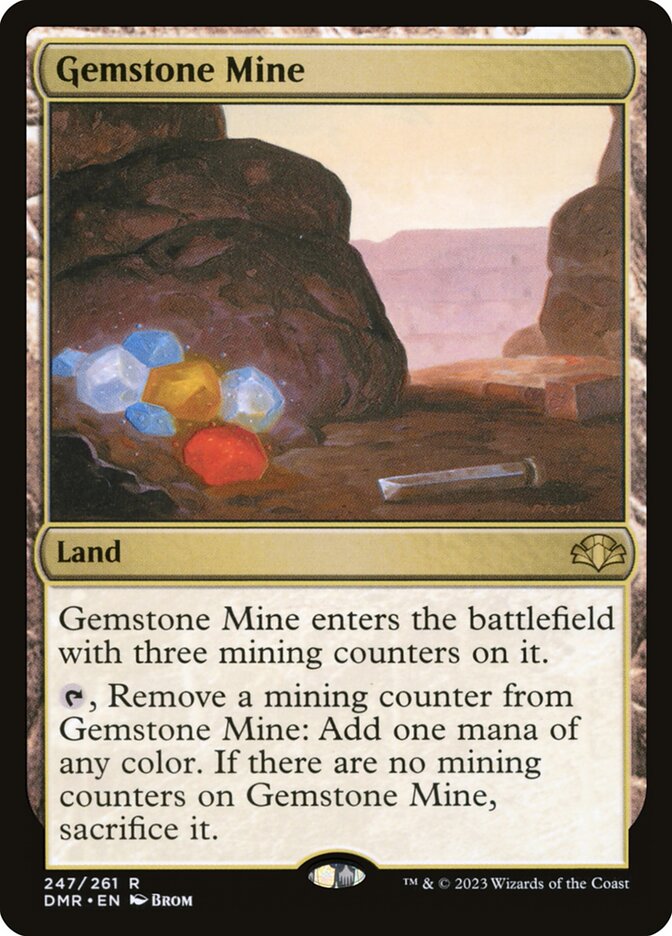 Gemstone Mine 247/261 (Dominaria Remastered)  - Foil | Good Games Morley