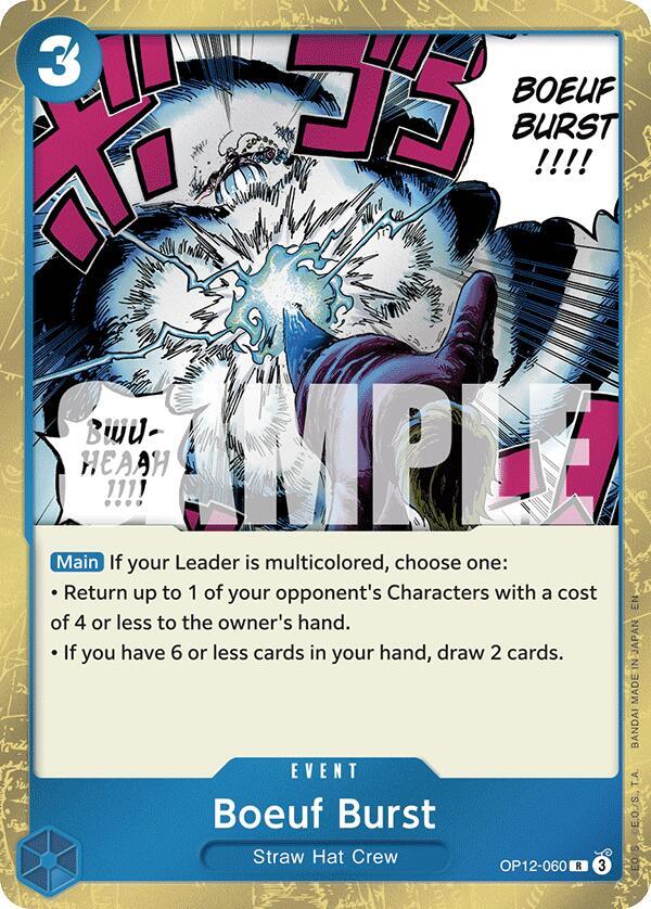 Boeuf Burst OP12-060 (Legacy of the Master)  - Foil | Good Games Morley