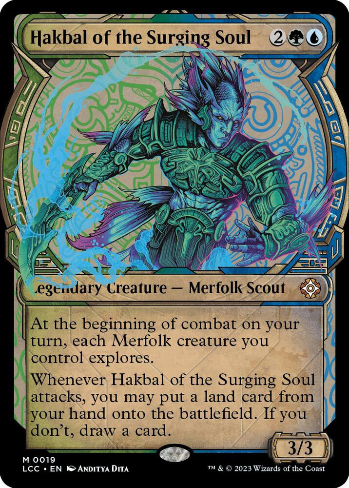 Hakbal of the Surging Soul 19/370 (Commander: The Lost Caverns of Ixalan)  - Showcase | Good Games Morley