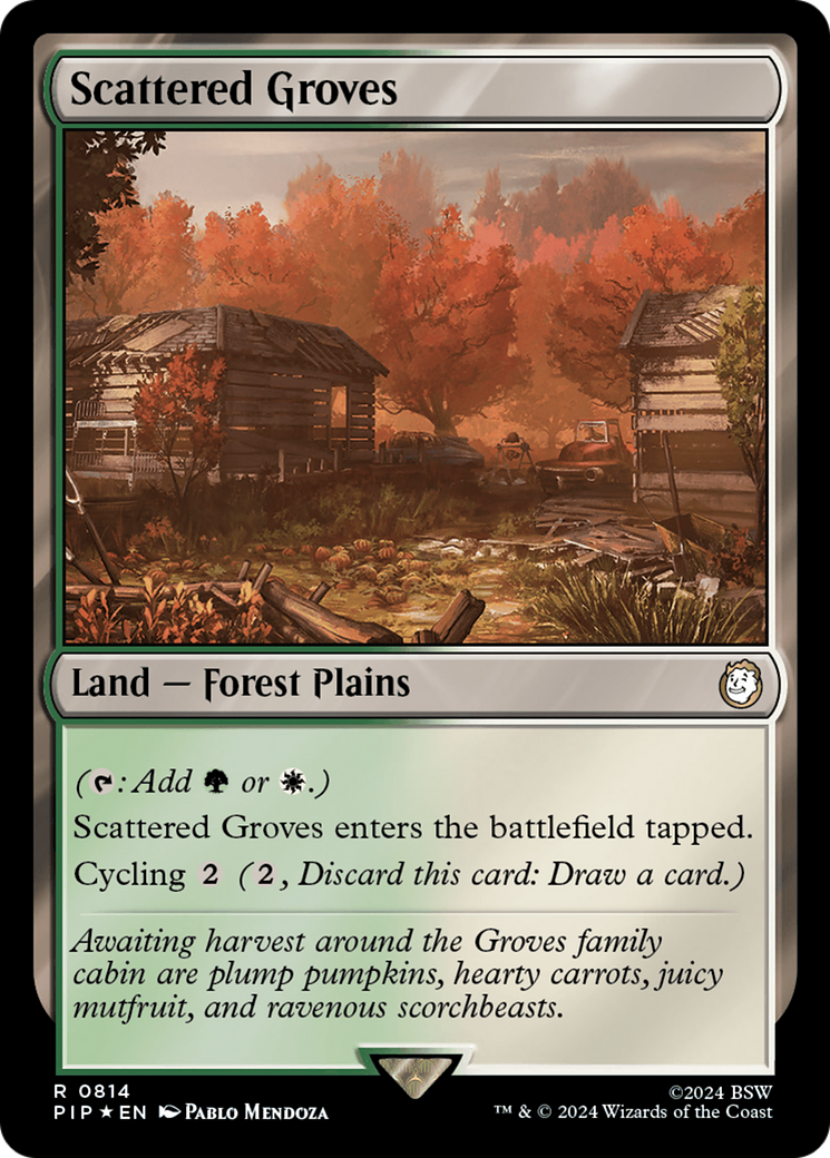 Scattered Groves (Surge Foil) [Fallout] | Good Games Morley
