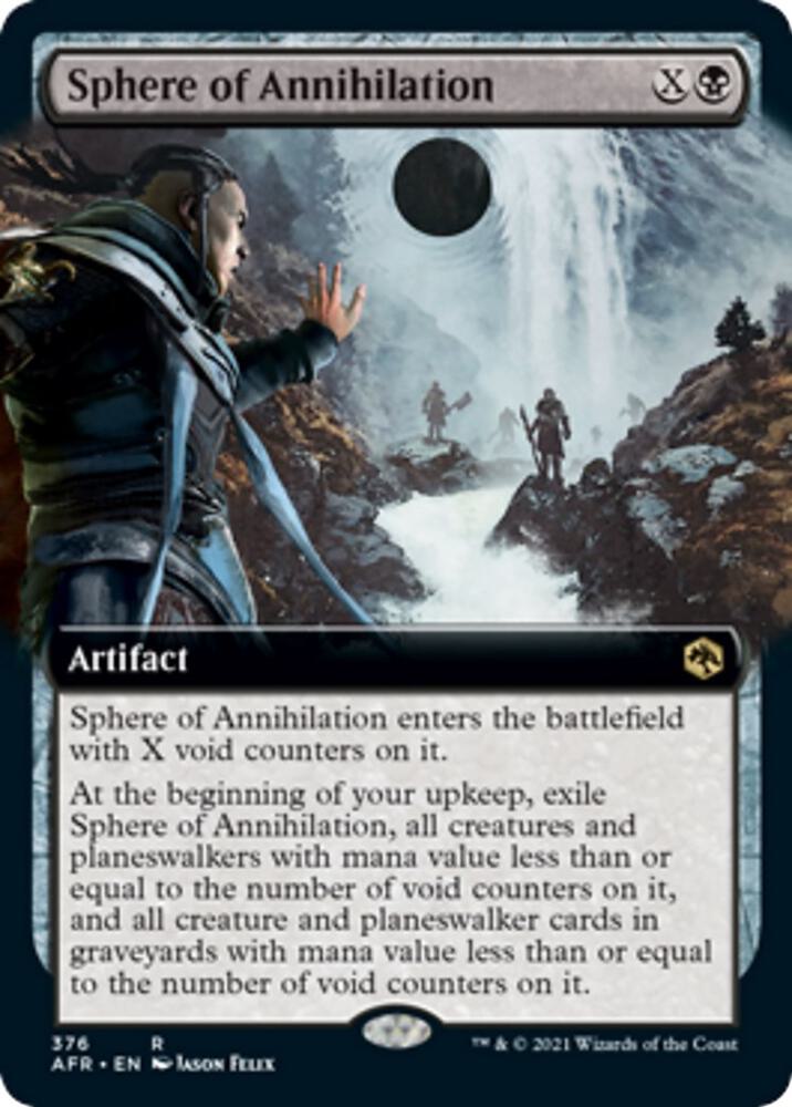 Sphere of Annihilation Extended Art 376 (Adventures in the Forgotten Realms)  - Foil | Good Games Morley