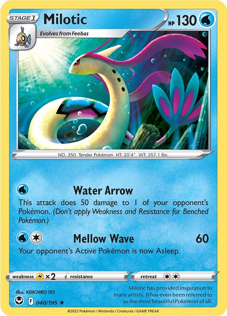 Milotic (040/195) [Sword & Shield: Silver Tempest] | Good Games Morley