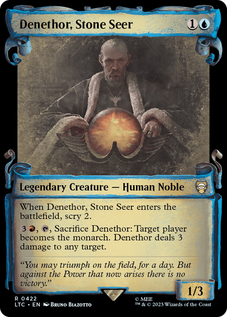 Denethor, Stone Seer [The Lord of the Rings: Tales of Middle-Earth Commander Showcase Scrolls] | Good Games Morley