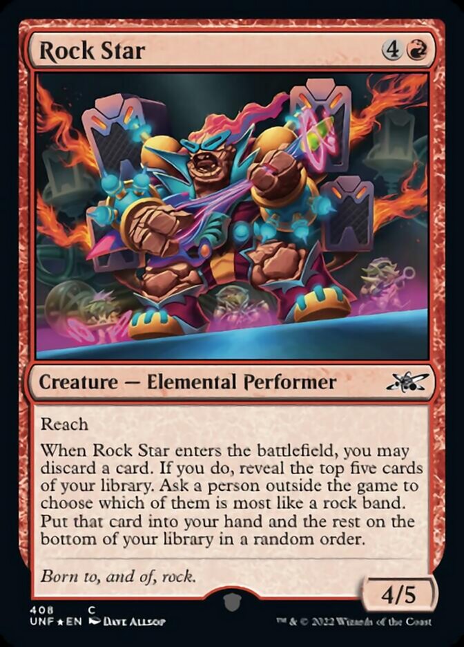 Rock Star (Galaxy Foil) [Unfinity] | Good Games Morley