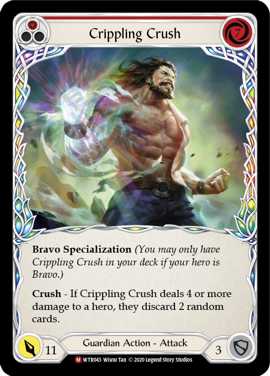 Crippling Crush [U-WTR043] (Welcome to Rathe Unlimited)  Unlimited Rainbow Foil | Good Games Morley