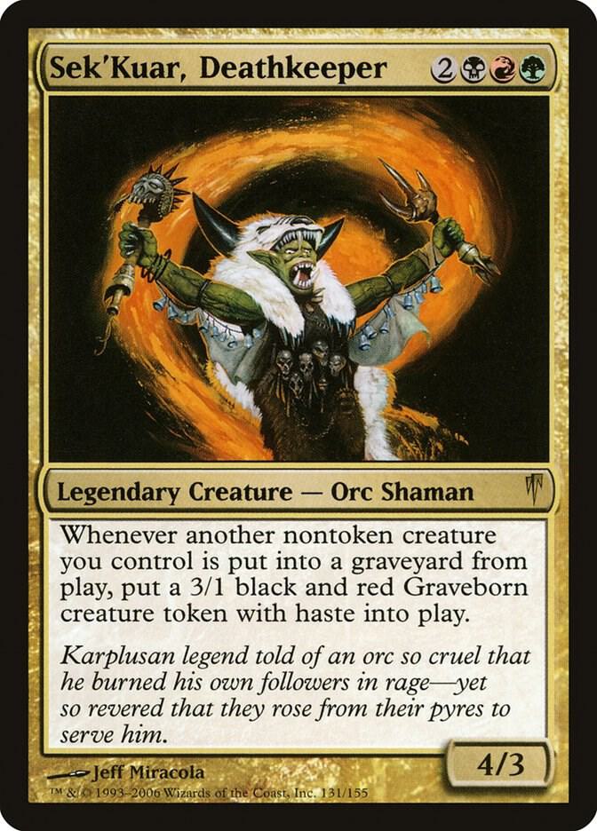 Sek'Kuar, Deathkeeper 131/155 (Coldsnap)  | Good Games Morley