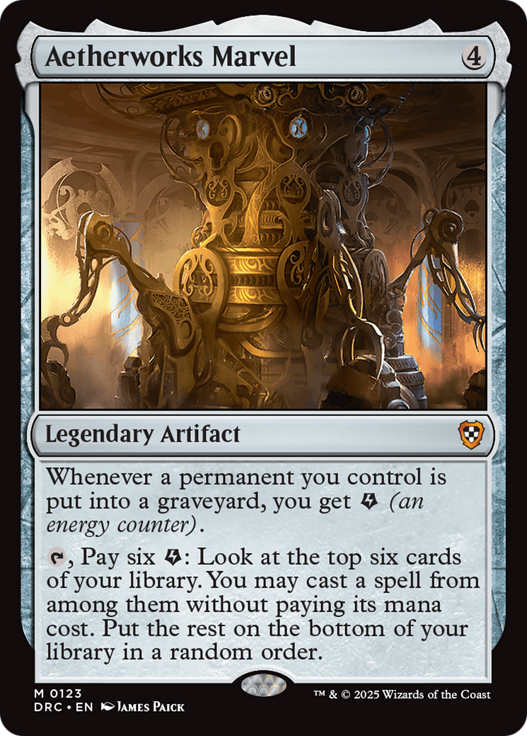 Aetherworks Marvel [Aetherdrift Commander] | Good Games Morley