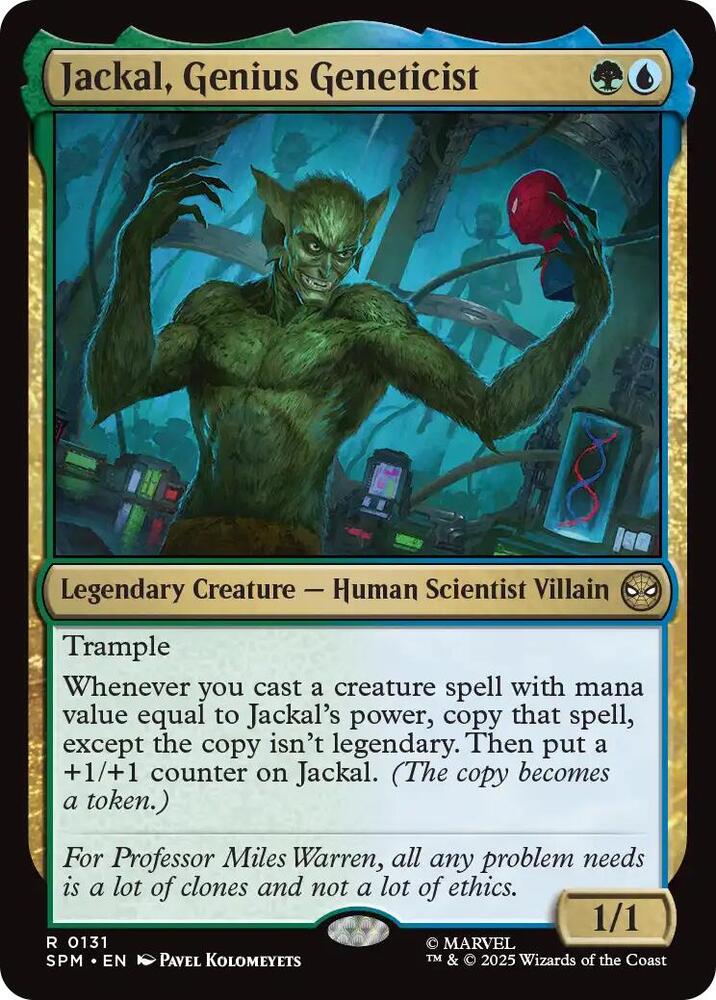 Jackal, Genius Geneticist 131/198 (Marvel's Spider-Man)  | Good Games Morley