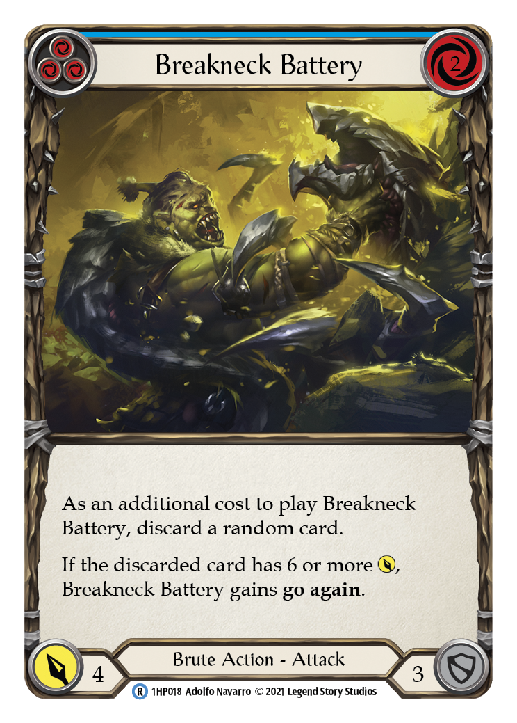 Breakneck Battery (Blue) [1HP018] (History Pack 1) | Good Games Morley
