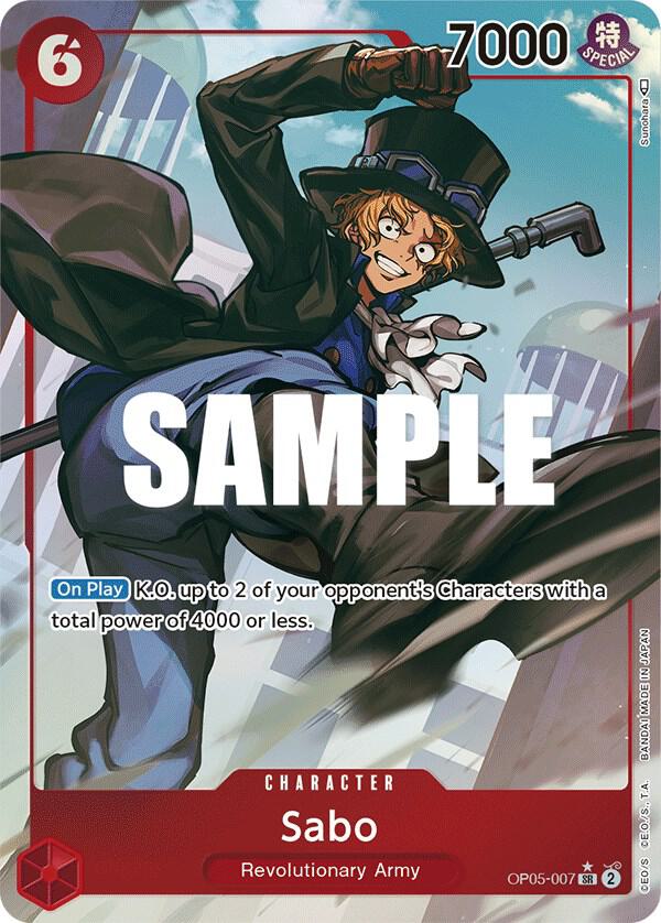 Sabo OP05-007 (Awakening of the New Era)  - Alternate Art Foil | Good Games Morley