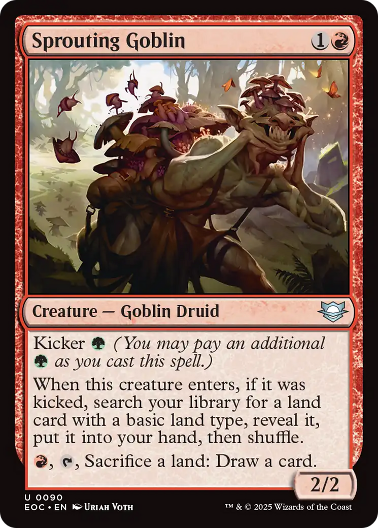 Sprouting Goblin [Edge of Eternities Commander] | Good Games Morley