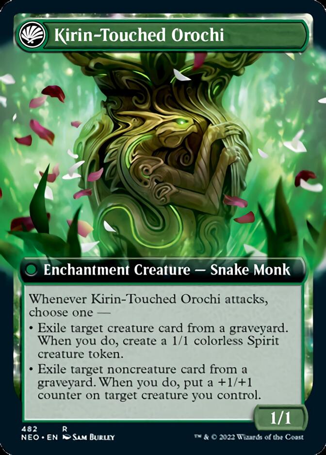 Teachings of the Kirin // Kirin-Touched Orochi (Extended Art) [Kamigawa: Neon Dynasty] | Good Games Morley