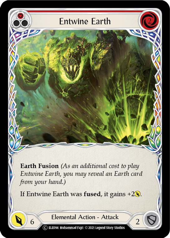 Entwine Earth (Red) [U-ELE094] (Tales of Aria Unlimited)  Unlimited Rainbow Foil | Good Games Morley
