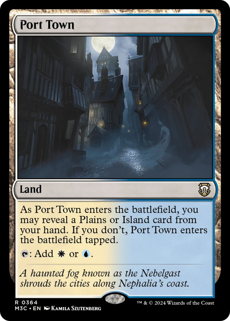 Port Town (Ripple Foil) [Modern Horizons 3 Commander] | Good Games Morley