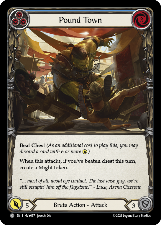 Pound Town (Blue) [HVY037] (Heavy Hitters) | Good Games Morley