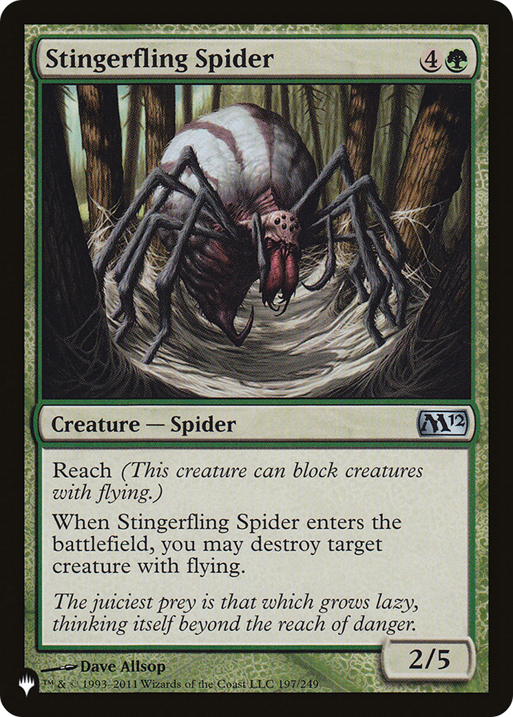 Stingerfling Spider [The List] | Good Games Morley