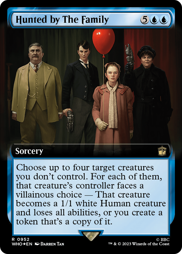 Hunted by The Family (Extended Art) (Surge Foil) [Doctor Who] | Good Games Morley