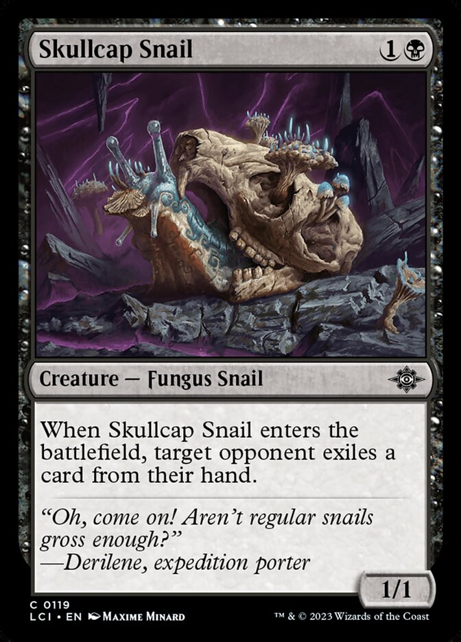 Skullcap Snail 119 (The Lost Caverns of Ixalan)  | Good Games Morley