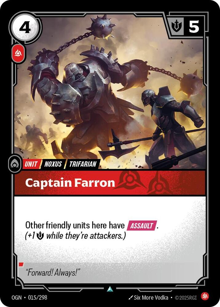 Captain Farron 015/298 (Origins)  - Foil | Good Games Morley