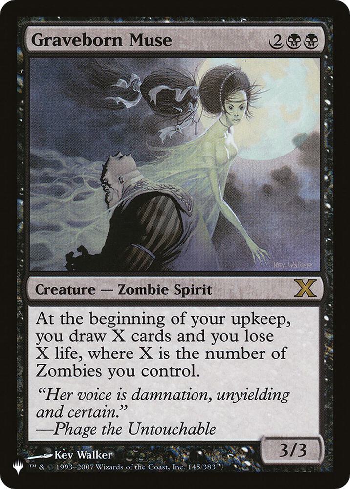 Graveborn Muse 145/383 (The List Reprints)  | Good Games Morley