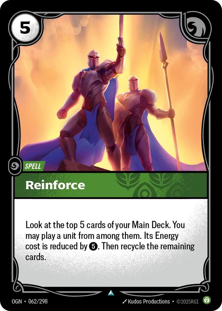 Reinforce 62/298 (Origins)  | Good Games Morley