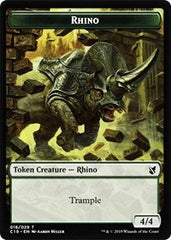 Rhino // Egg Double-Sided Token [Commander 2019 Tokens] | Good Games Morley
