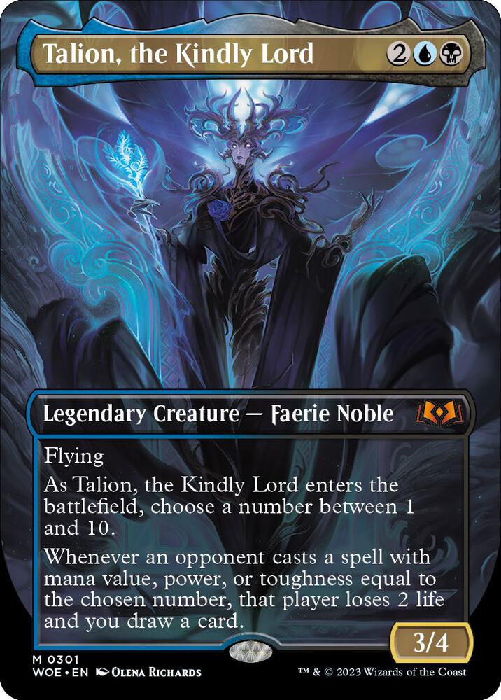 Talion, the Kindly Lord 301/276 (Wilds of Eldraine)  - Borderless | Good Games Morley