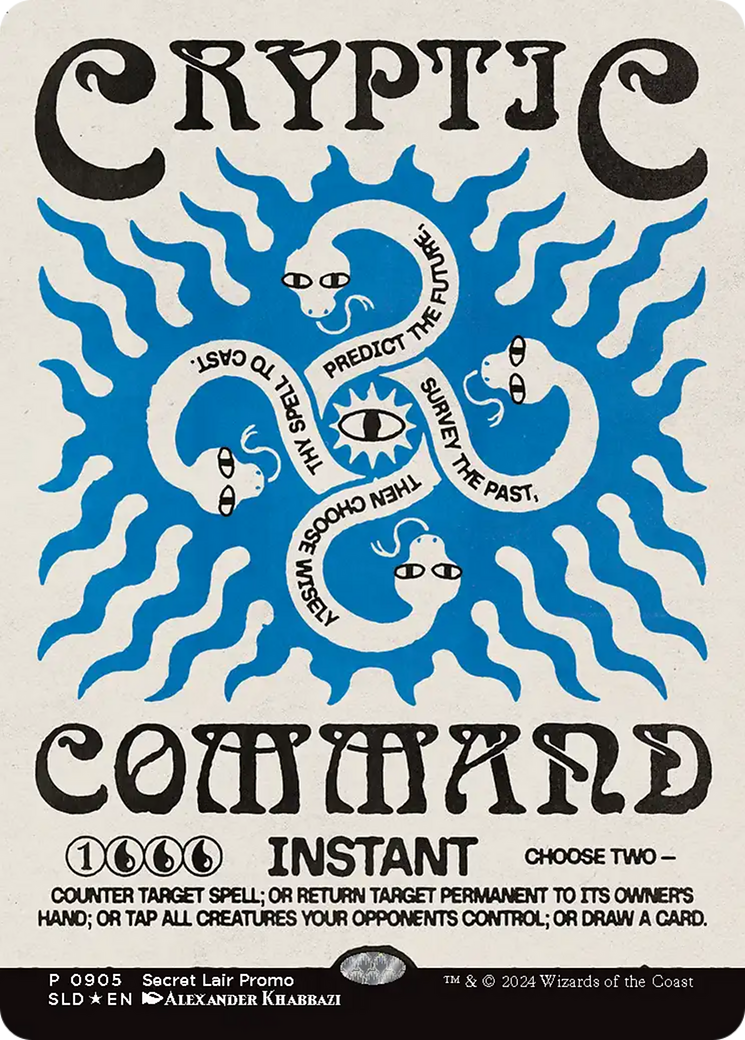 Cryptic Command (Rainbow Foil) [Secret Lair Drop Series] | Good Games Morley