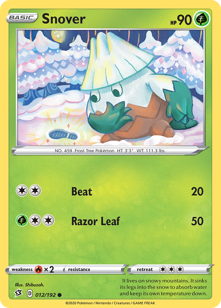 Snover (012/192) [Sword & Shield: Rebel Clash] | Good Games Morley