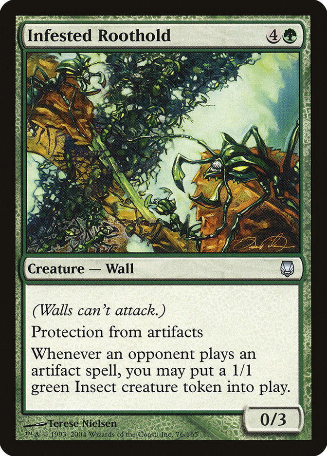 Infested Roothold 76/165 (Darksteel)  | Good Games Morley
